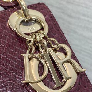 img_2b46f204_20241129_i1732851448_9970_5_jpg MINI 17 LADY BAG IN PLUM PURPLE SNAKESKIN PATTERN LAMBSKIN