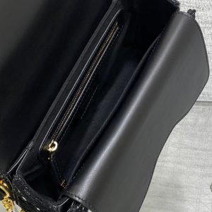 SMALL 22 JOLIE TOP HANDLE BAG IN BLACK MIX WHITE CANNAGE TWEED