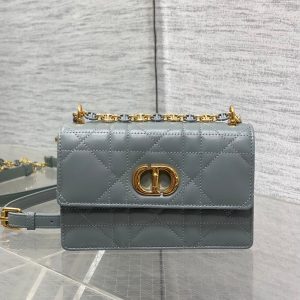 CD Miss Caro 17 Bag Grey Calfskin 229246