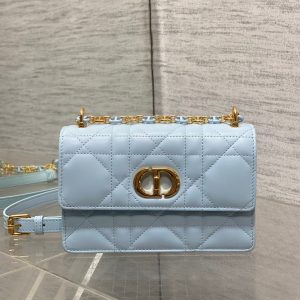 CD Miss Caro 17 Bag Blue Calfskin 229248