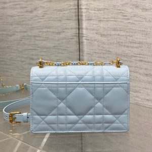 CD Miss Caro 17 Bag Blue Calfskin 229248