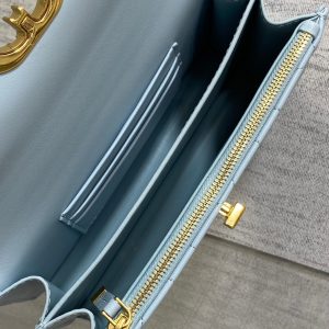 CD Miss Caro 17 Bag Blue Calfskin 229248