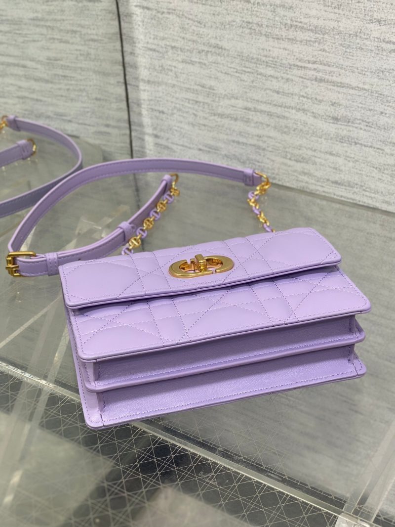 CD Miss Caro 17 Bag Purple Calfskin 229250