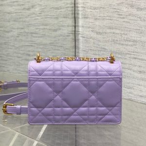 CD Miss Caro 17 Bag Purple Calfskin 229250