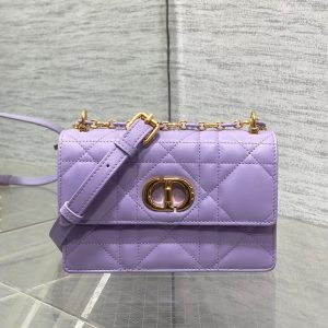 CD Miss Caro 17 Bag Purple Calfskin 229250