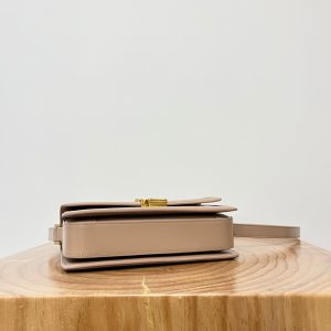 YSL Solferino Small Satchel Bag Pure Beige Gold Calfskin 339520