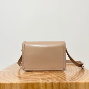 YSL Solferino Small Satchel Bag Pure Beige Gold Calfskin 339520