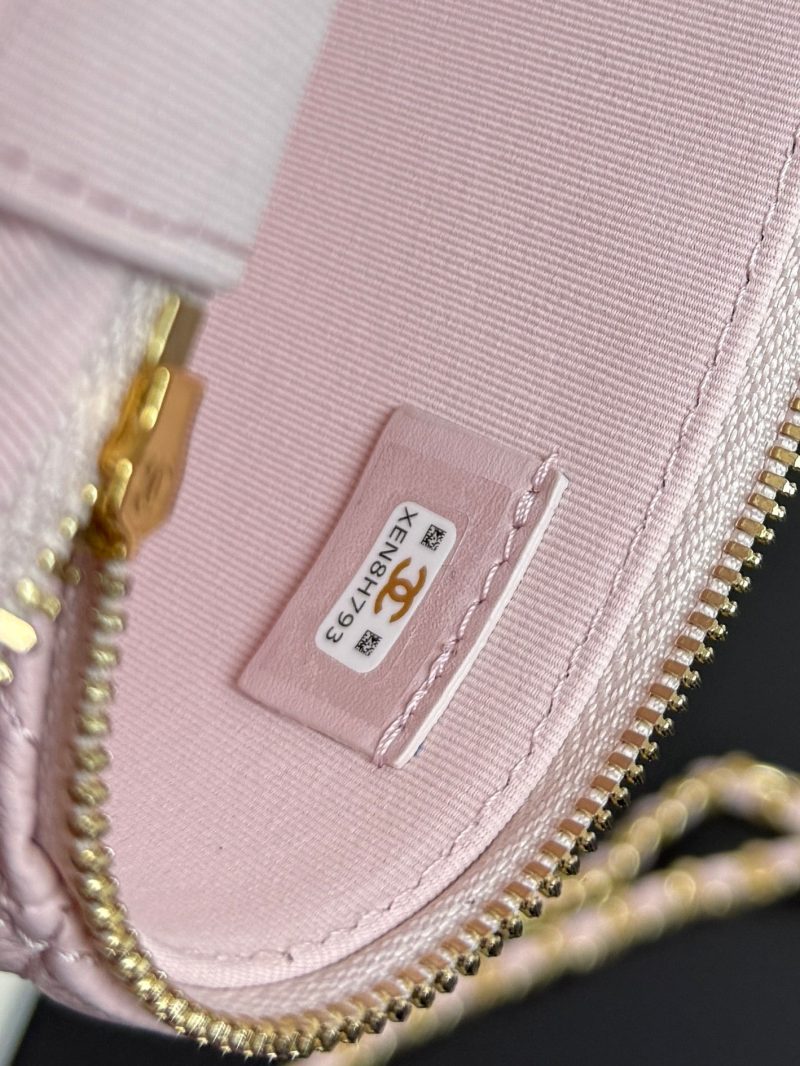 Chanel 2026 Vanity Bag 19cm Pink Quilted Lambskin With Gold Hardware
