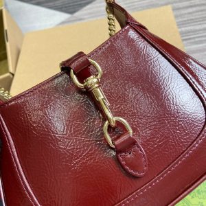 img_545dbde1_20240405_i1712321878_3465_5_jpg JACKIE NOTTE MINI BAG 19 IN RED WINE CRACKED LACQUER CALFSKIN GOLD HARDWARE