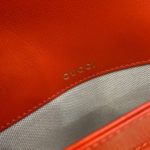 img_545dbde1_20240620_i1718897145_1755_6_jpg HORSEBIT 1955 SHOULDER BAG 25 IN ORANGE LAMBSKIN GOLD HARDWARE