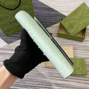 img_545dbde1_20240713_i1720878345_4850_3_jpg CONTINENTAL WALLET 19 IN MINT GREEN EMBOSSED CALFSKIN GOLD HARDWARE