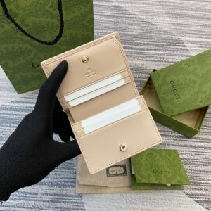 MARMONT CARD CASE 11 IN BEIGE CALFSKIN