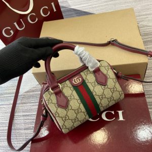 GG Ophidia Bag 16cm Canvas leather 339631