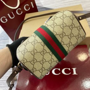 GG Ophidia Bag 16cm Canvas leather 339631