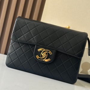 img_5b277192_20241112_i1731423100_1875_3_jpg CC 2025 Backpack 30cm Black Gold Backpack Sheepskin 298105