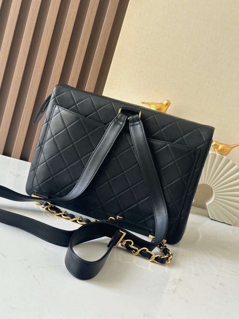 img_5b277192_20241112_i1731423100_8160_1_jpg CC 2025 Backpack 30cm Black Gold Backpack Sheepskin 298105