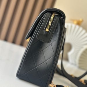 img_5b277192_20241112_i1731423101_6015_8_jpg CC 2025 Backpack 30cm Black Gold Backpack Sheepskin 298105