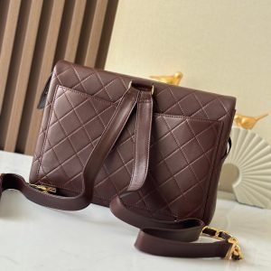 CC 2025 Backpack 30cm Brown Gold Backpack Sheepskin 298104