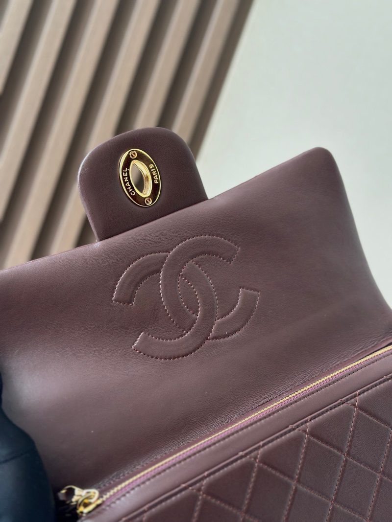 CC 2025 Backpack 30cm Brown Gold Backpack Sheepskin 298104