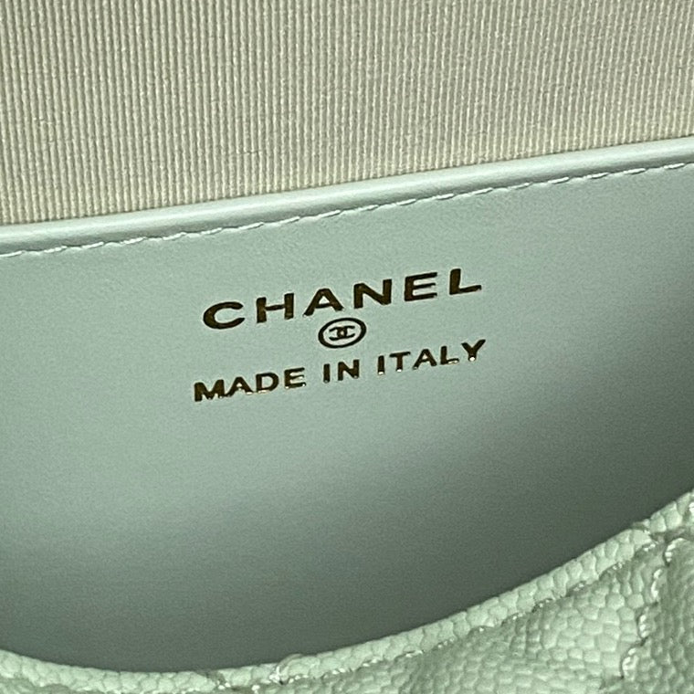 img_70762a6f_20250413_i1744551072982_4989_0_8_jpg CC Coco Crush Handle Lunch Bag Light Green Caviar Leather