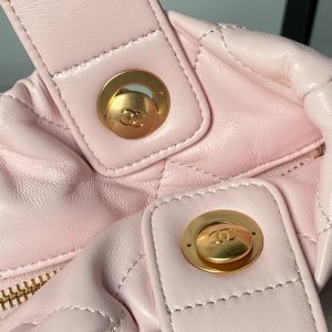 Chanel 25K Bow Bag Pink Gold Calfskin 295190