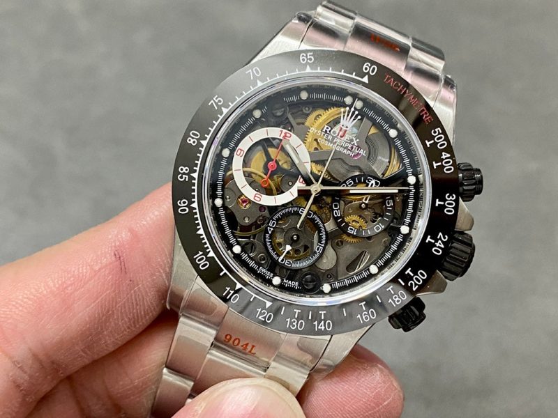 Rolex Daytona 40mm Silver Black