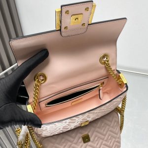 img_77125233_20240313_i1710329974_413_4_jpg_c6913ed8-489e-40a7-88e9-7f0d152d63bc Fendi Baguette 24 Bag With FF Motif Pink Leather Ghw