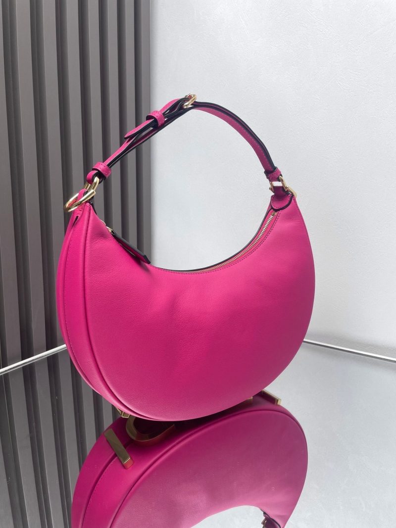 FendiIGRAPHY MEDIUM 29 IN BRIGHT PINK SMOOTH LAMBSKIN GOLD HARDWARE