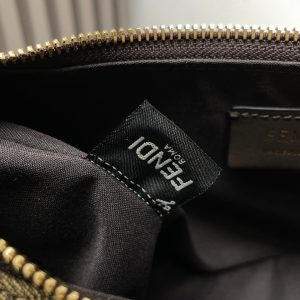 FendiIGRAPHY MEDIUM 29 IN GURKHA JACQUARD FABRIC FF MOTIF GOLD HARDWARE