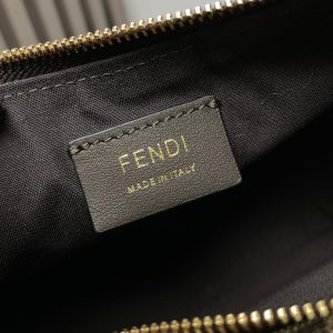 FendiIGRAPHY MEDIUM 29 IN GURKHA JACQUARD FABRIC FF MOTIF GOLD HARDWARE