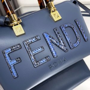 BY THE WAY MINI 18 IN AEGEAN BLUE LAMBSKIN GOLD HARDWARE