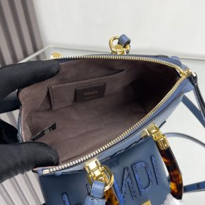 BY THE WAY MINI 18 IN AEGEAN BLUE LAMBSKIN GOLD HARDWARE