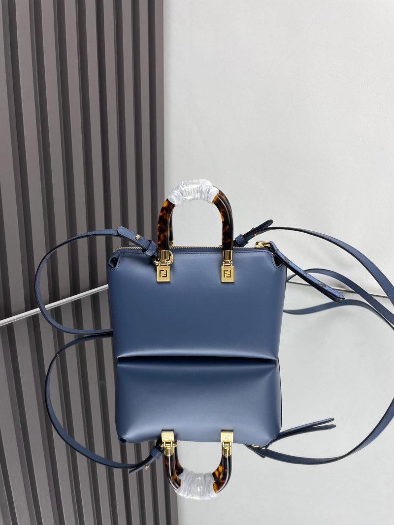 BY THE WAY MINI 18 IN AEGEAN BLUE LAMBSKIN GOLD HARDWARE