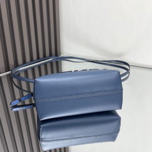 BY THE WAY MINI 18 IN AEGEAN BLUE LAMBSKIN GOLD HARDWARE