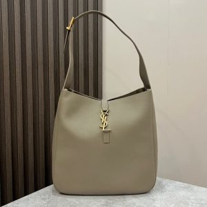 le 5a7 large 30cm grey calfskin