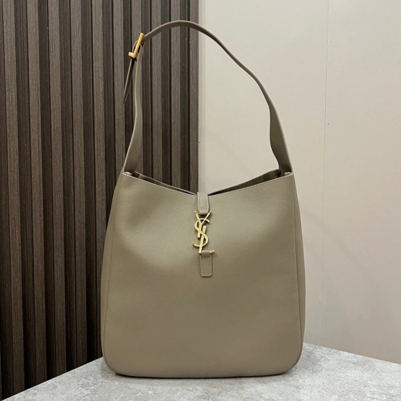 le 5a7 large 30cm grey calfskin