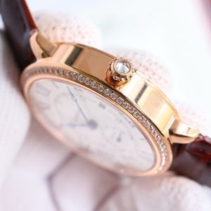 RONDE LOUIS CARTIE 40MM ROSE GOLD WHITE DIAL