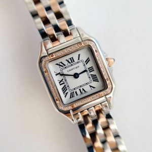 img_78aebd60_20241109_i1731081928_5691_1_jpg Panthere 22mm Pink Gold Silver Diamond Bezel Double Chain 44cm