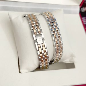 img_78aebd60_20241109_i1731081928_7230_3_jpg Panthere 22mm Pink Gold Silver Diamond Bezel Double Chain 44cm