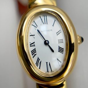 Baignoire Gold White Dial