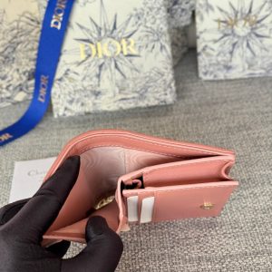 img_80e46a01_20231126_i1700988066_2986_3_jpg CD Caro 11cm Compact Wallet Dark Pink Calfskin