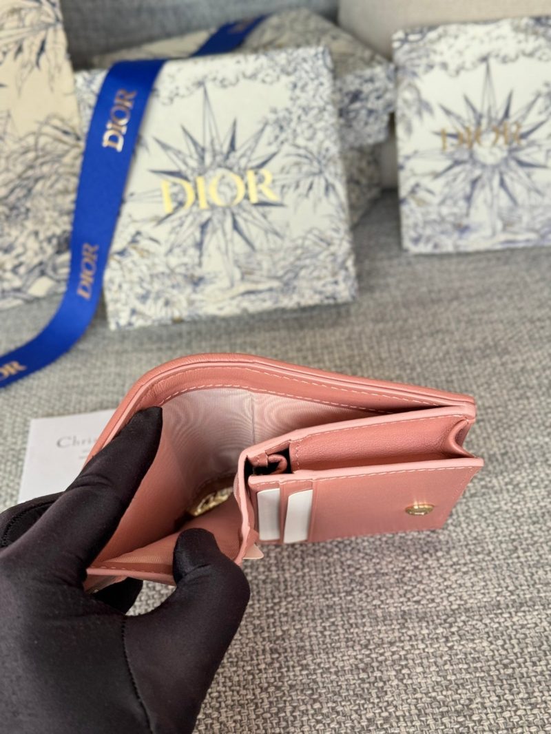 img_80e46a01_20231126_i1700988066_2986_3_jpg CD Caro 11cm Compact Wallet Dark Pink Calfskin