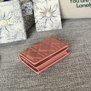 img_80e46a01_20231126_i1700988066_7317_5_jpg CD Caro 11cm Compact Wallet Dark Pink Calfskin