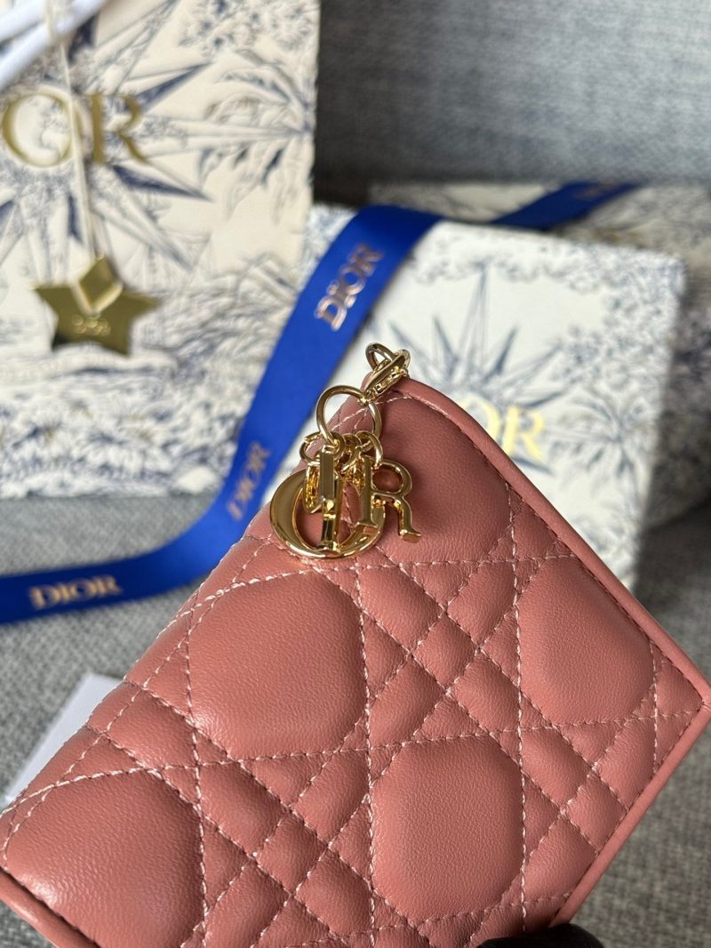 img_80e46a01_20231126_i1700988066_9672_2_jpg CD Caro 11cm Compact Wallet Dark Pink Calfskin