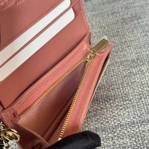 img_80e46a01_20231126_i1700988067_4289_9_jpg CD Caro 11cm Compact Wallet Dark Pink Calfskin