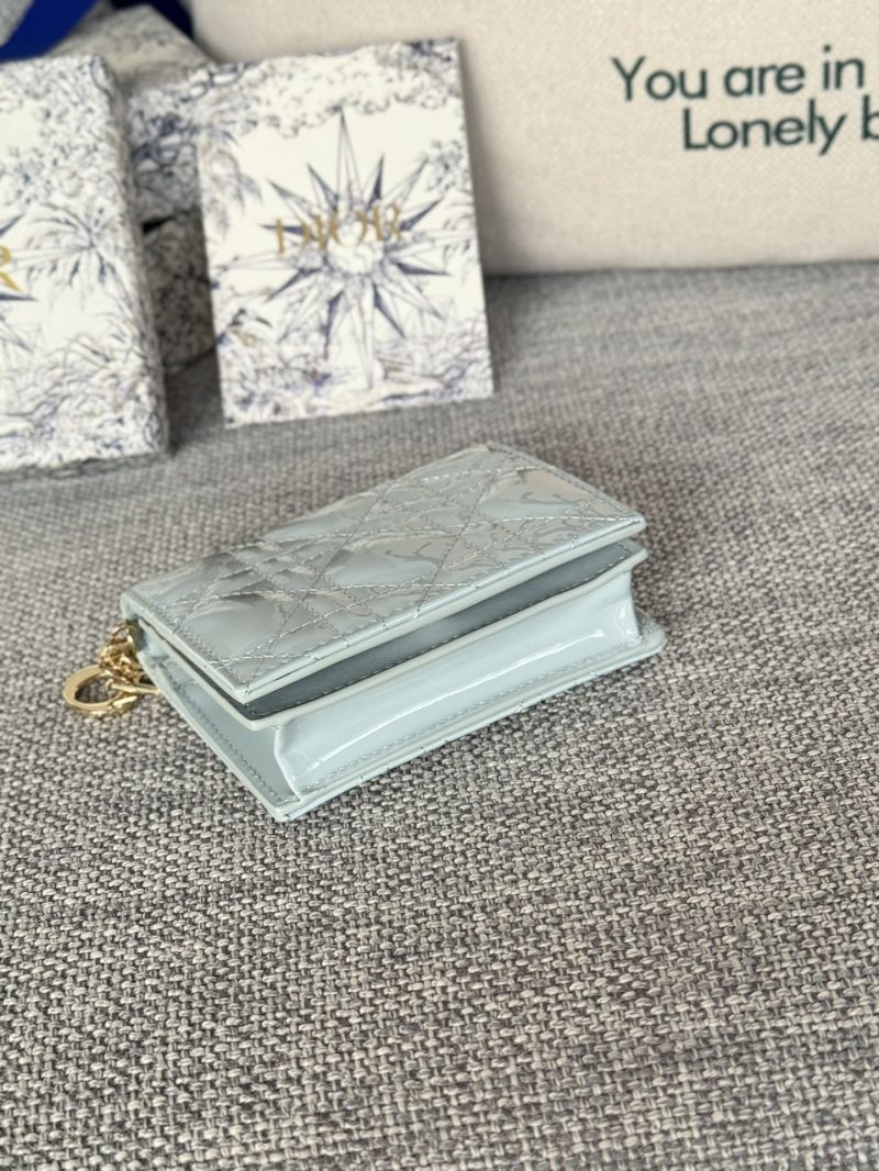 img_80e46a01_20231126_i1700988742_4783_1_jpg CD Caro 11cm Compact Wallet Shiny Cloud Blue Calfskin