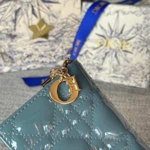 img_80e46a01_20231126_i1700989015_1112_2_jpg CD Caro 11cm Compact Wallet Shiny Teal Calfskin