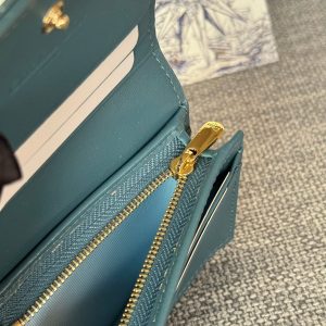 img_80e46a01_20231126_i1700989016_7530_6_jpg CD Caro 11cm Compact Wallet Shiny Teal Calfskin