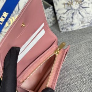 img_80e46a01_20240411_i1712817486_3967_2_jpg CD Caro 11cm Compact Wallet Shiny Pink Calfskin