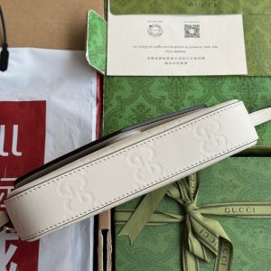 img_89648692_20240427_i1714151295_6724_8_jpg SUPER MINI SHOULDER BAG 21 IN WHITE EMBOSSED CALFSKIN